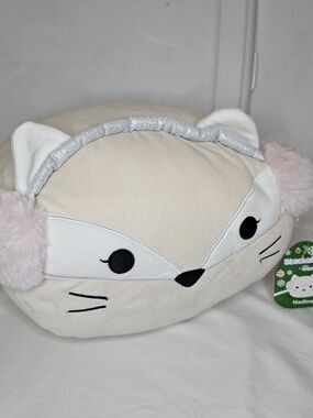 New 2024 Squishmallows Stackables 12" Nadine Arctic Fox Ear Muffs Stuffed Plush